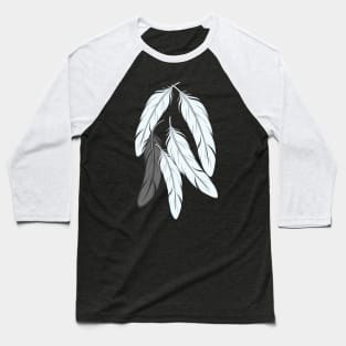 Fallings Feathers Baseball T-Shirt